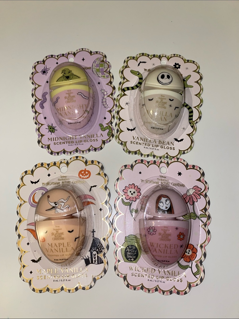 The Nightmare Before Christmas Lip Gloss Set
